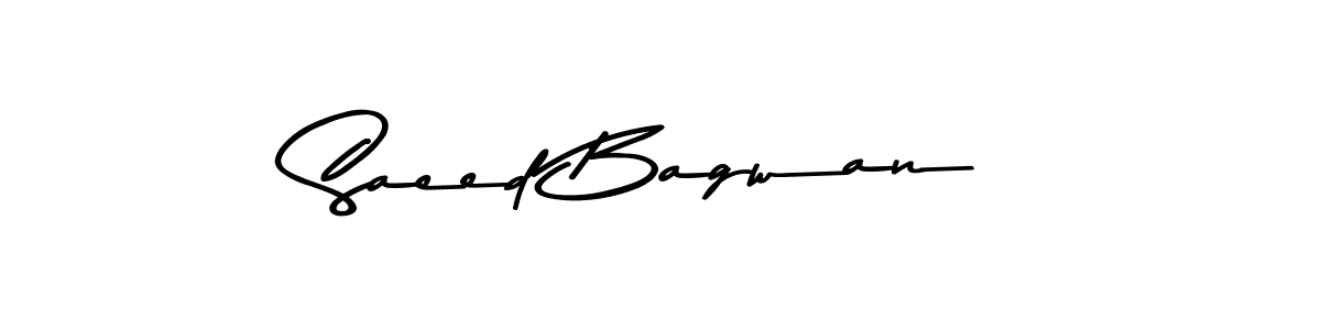 Make a short Saeed Bagwan signature style. Manage your documents anywhere anytime using Asem Kandis PERSONAL USE. Create and add eSignatures, submit forms, share and send files easily. Saeed Bagwan signature style 9 images and pictures png