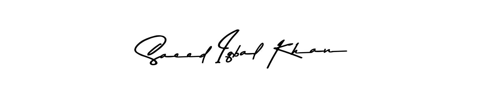 Asem Kandis PERSONAL USE is a professional signature style that is perfect for those who want to add a touch of class to their signature. It is also a great choice for those who want to make their signature more unique. Get Saeed Iqbal Khan name to fancy signature for free. Saeed Iqbal Khan signature style 9 images and pictures png