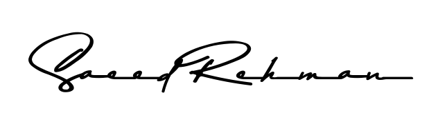 A timeless handwritten aesthetic for Saeed Rehman. The Asem Kandis PERSONAL USE font gives your signature a handcrafted feel with natural curves. Saeed Rehman signature style 9 images and pictures png
