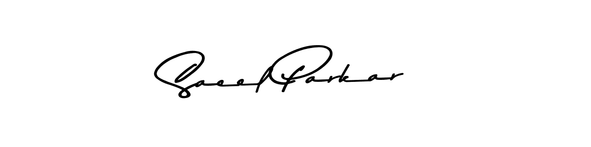 Saeel Parkar stylish signature style. Best Handwritten Sign (Asem Kandis PERSONAL USE) for my name. Handwritten Signature Collection Ideas for my name Saeel Parkar. Saeel Parkar signature style 9 images and pictures png