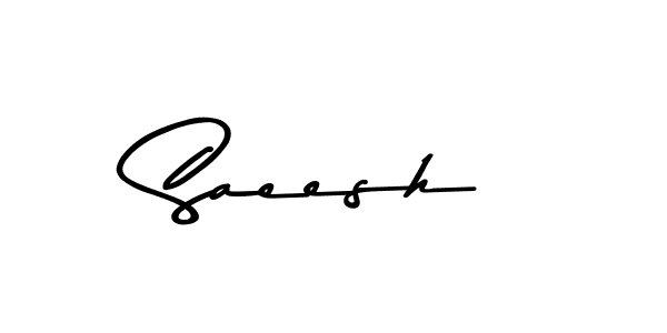 You should practise on your own different ways (Asem Kandis PERSONAL USE) to write your name (Saeesh) in signature. don't let someone else do it for you. Saeesh signature style 9 images and pictures png