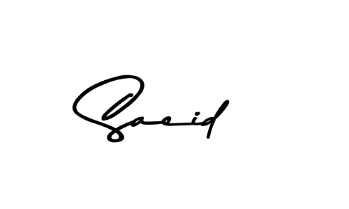 You should practise on your own different ways (Asem Kandis PERSONAL USE) to write your name (Saeid) in signature. don't let someone else do it for you. Saeid signature style 9 images and pictures png