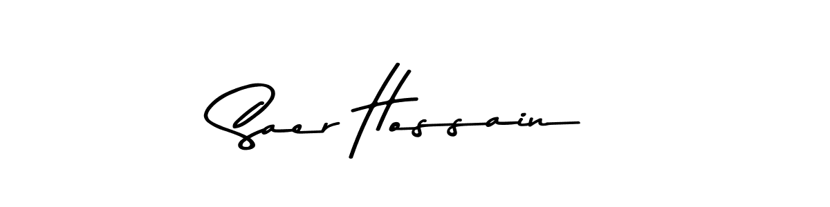 Saer Hossain stylish signature style. Best Handwritten Sign (Asem Kandis PERSONAL USE) for my name. Handwritten Signature Collection Ideas for my name Saer Hossain. Saer Hossain signature style 9 images and pictures png