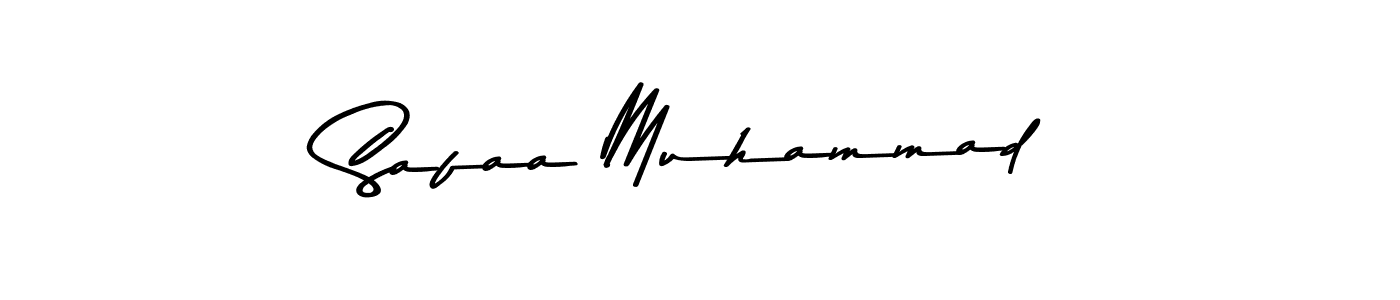 Design your own signature with our free online signature maker. With this signature software, you can create a handwritten (Asem Kandis PERSONAL USE) signature for name Safaa Muhammad. Safaa Muhammad signature style 9 images and pictures png