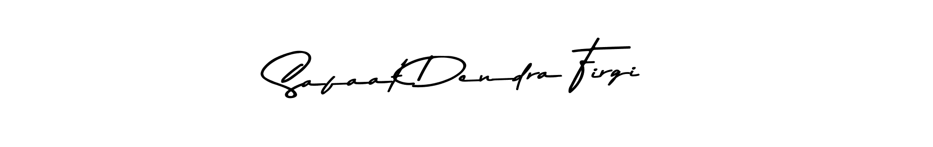 How to make Safaat Dendra Firgi signature? Asem Kandis PERSONAL USE is a professional autograph style. Create handwritten signature for Safaat Dendra Firgi name. Safaat Dendra Firgi signature style 9 images and pictures png