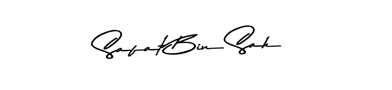 Design your own signature with our free online signature maker. With this signature software, you can create a handwritten (Asem Kandis PERSONAL USE) signature for name Safat Bin Sah. Safat Bin Sah signature style 9 images and pictures png