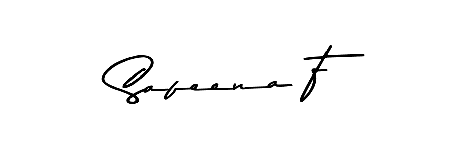 Asem Kandis PERSONAL USE is a professional signature style that is perfect for those who want to add a touch of class to their signature. It is also a great choice for those who want to make their signature more unique. Get Safeena F name to fancy signature for free. Safeena F signature style 9 images and pictures png