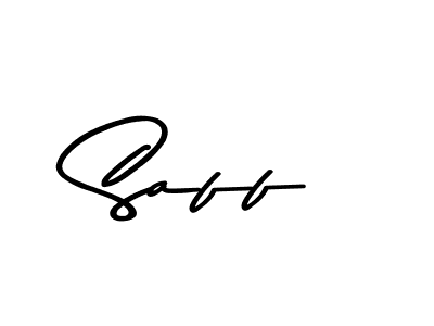 Create a beautiful signature design for name Saff. With this signature (Asem Kandis PERSONAL USE) fonts, you can make a handwritten signature for free. Saff signature style 9 images and pictures png