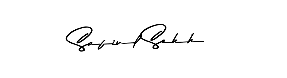 Create a beautiful signature design for name Safiul Sekh. With this signature (Asem Kandis PERSONAL USE) fonts, you can make a handwritten signature for free. Safiul Sekh signature style 9 images and pictures png