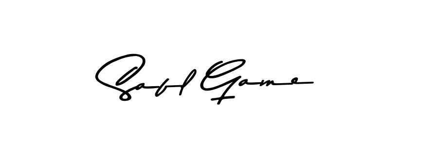 Also You can easily find your signature by using the search form. We will create Safl Game name handwritten signature images for you free of cost using Asem Kandis PERSONAL USE sign style. Safl Game signature style 9 images and pictures png