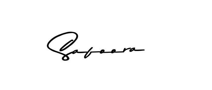 How to make Safoora name signature. Use Asem Kandis PERSONAL USE style for creating short signs online. This is the latest handwritten sign. Safoora signature style 9 images and pictures png