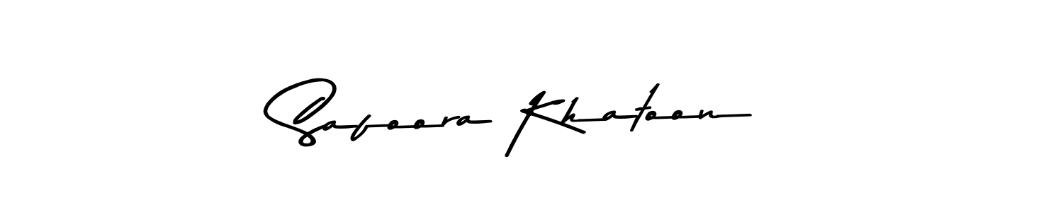 Use a signature maker to create a handwritten signature online. With this signature software, you can design (Asem Kandis PERSONAL USE) your own signature for name Safoora Khatoon. Safoora Khatoon signature style 9 images and pictures png