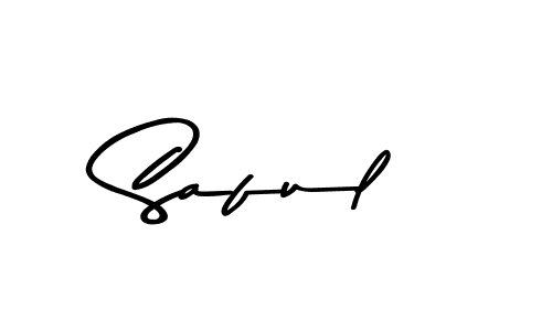 Use a signature maker to create a handwritten signature online. With this signature software, you can design (Asem Kandis PERSONAL USE) your own signature for name Saful. Saful signature style 9 images and pictures png