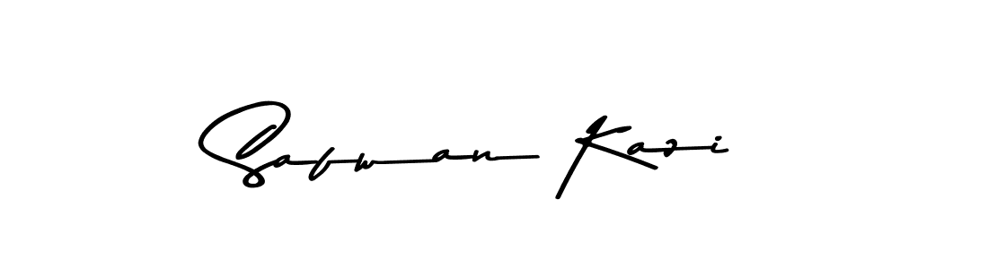 Design your own signature with our free online signature maker. With this signature software, you can create a handwritten (Asem Kandis PERSONAL USE) signature for name Safwan Kazi. Safwan Kazi signature style 9 images and pictures png