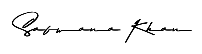 Create an unforgettable impression when signing with Safwana Khan name styled in Asem Kandis PERSONAL USE typography. 100% free online generator. Safwana Khan signature style 9 images and pictures png