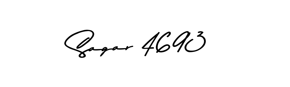 Make a beautiful signature design for name Sagar 4693. With this signature (Asem Kandis PERSONAL USE) style, you can create a handwritten signature for free. Sagar 4693 signature style 9 images and pictures png