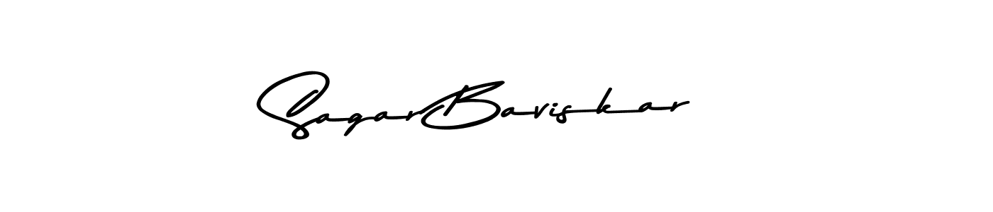 Sagar Baviskar stylish signature style. Best Handwritten Sign (Asem Kandis PERSONAL USE) for my name. Handwritten Signature Collection Ideas for my name Sagar Baviskar. Sagar Baviskar signature style 9 images and pictures png