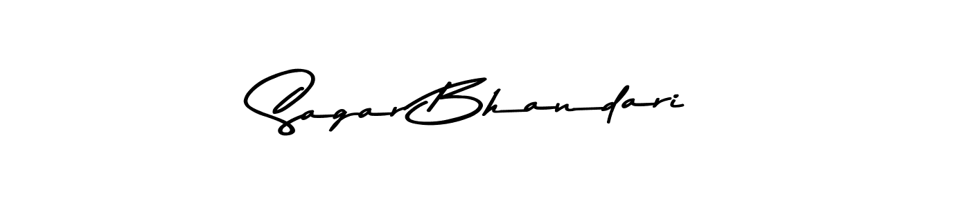 This is the best signature style for the Sagar Bhandari name. Also you like these signature font (Asem Kandis PERSONAL USE). Mix name signature. Sagar Bhandari signature style 9 images and pictures png