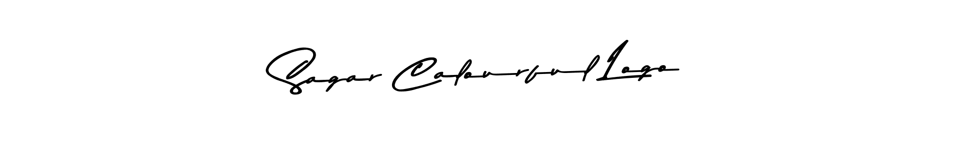How to make Sagar Calourful Logo signature? Asem Kandis PERSONAL USE is a professional autograph style. Create handwritten signature for Sagar Calourful Logo name. Sagar Calourful Logo signature style 9 images and pictures png