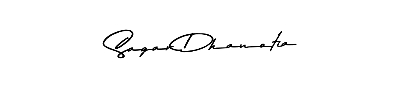 Also You can easily find your signature by using the search form. We will create Sagar Dhanotia name handwritten signature images for you free of cost using Asem Kandis PERSONAL USE sign style. Sagar Dhanotia signature style 9 images and pictures png