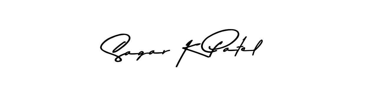 Similarly Asem Kandis PERSONAL USE is the best handwritten signature design. Signature creator online .You can use it as an online autograph creator for name Sagar K Patel. Sagar K Patel signature style 9 images and pictures png