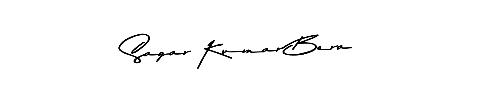 The best way (Asem Kandis PERSONAL USE) to make a short signature is to pick only two or three words in your name. The name Sagar Kumar Bera include a total of six letters. For converting this name. Sagar Kumar Bera signature style 9 images and pictures png