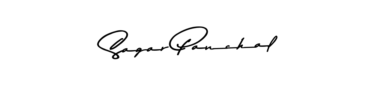 Use a signature maker to create a handwritten signature online. With this signature software, you can design (Asem Kandis PERSONAL USE) your own signature for name Sagar Panchal. Sagar Panchal signature style 9 images and pictures png