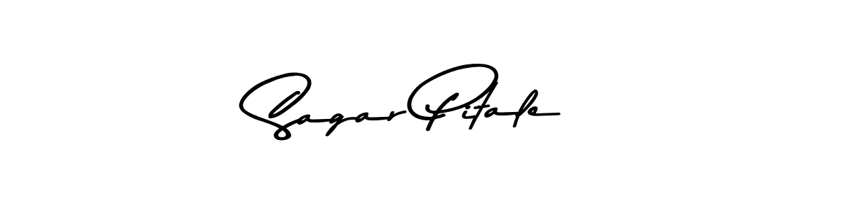 Use a signature maker to create a handwritten signature online. With this signature software, you can design (Asem Kandis PERSONAL USE) your own signature for name Sagar Pitale. Sagar Pitale signature style 9 images and pictures png