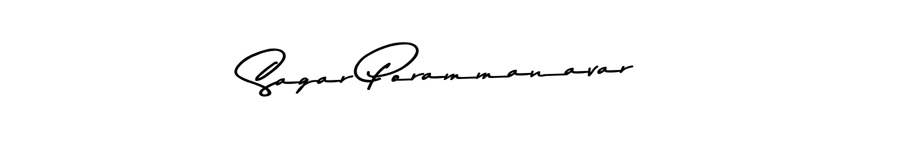 Design your own signature with our free online signature maker. With this signature software, you can create a handwritten (Asem Kandis PERSONAL USE) signature for name Sagar Porammanavar. Sagar Porammanavar signature style 9 images and pictures png