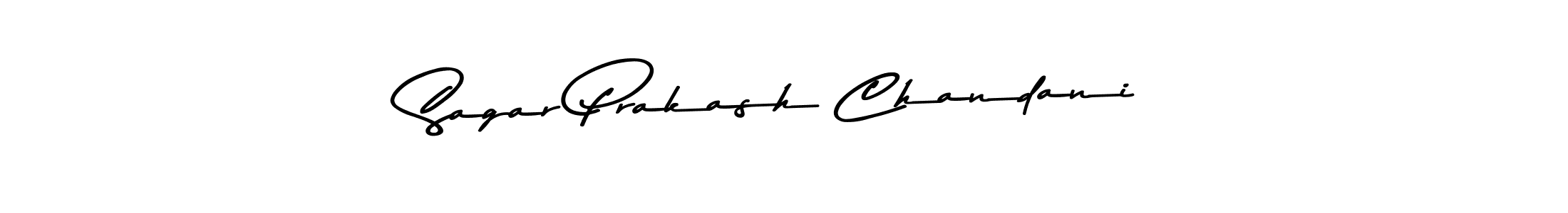 Use a signature maker to create a handwritten signature online. With this signature software, you can design (Asem Kandis PERSONAL USE) your own signature for name Sagar Prakash Chandani. Sagar Prakash Chandani signature style 9 images and pictures png