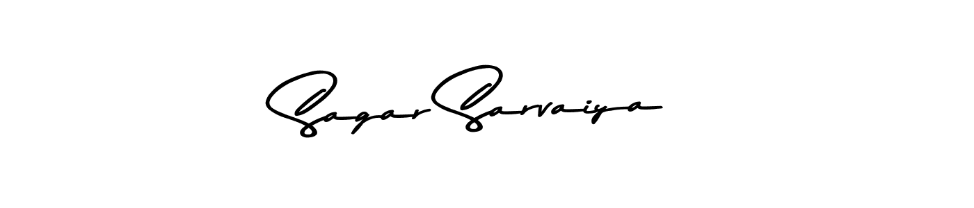 Create a beautiful signature design for name Sagar Sarvaiya. With this signature (Asem Kandis PERSONAL USE) fonts, you can make a handwritten signature for free. Sagar Sarvaiya signature style 9 images and pictures png