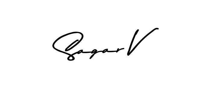 Here are the top 10 professional signature styles for the name Sagar V. These are the best autograph styles you can use for your name. Sagar V signature style 9 images and pictures png