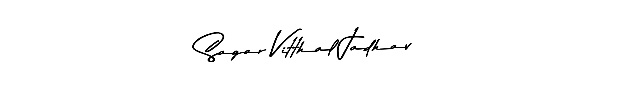 The best way (Asem Kandis PERSONAL USE) to make a short signature is to pick only two or three words in your name. The name Sagar Vitthal Jadhav include a total of six letters. For converting this name. Sagar Vitthal Jadhav signature style 9 images and pictures png