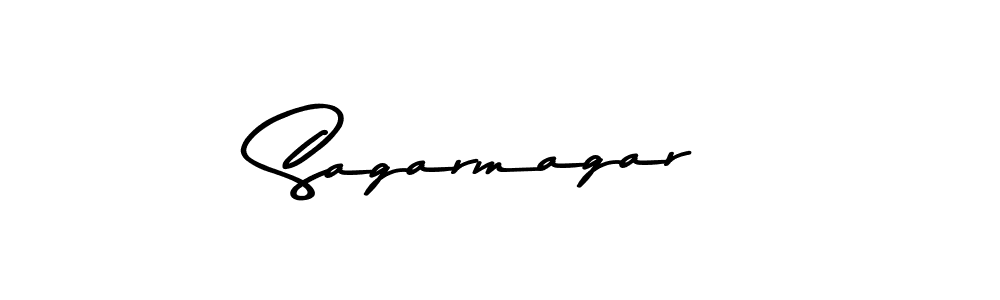 How to make Sagarmagar signature? Asem Kandis PERSONAL USE is a professional autograph style. Create handwritten signature for Sagarmagar name. Sagarmagar signature style 9 images and pictures png