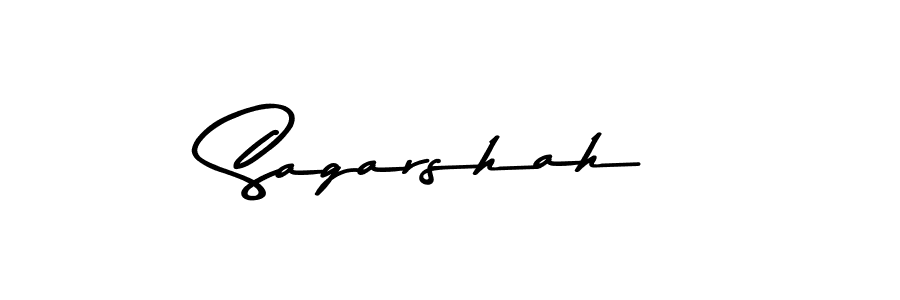 Make a beautiful signature design for name Sagarshah. Use this online signature maker to create a handwritten signature for free. Sagarshah signature style 9 images and pictures png