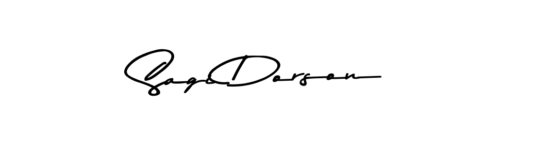 Design your own signature with our free online signature maker. With this signature software, you can create a handwritten (Asem Kandis PERSONAL USE) signature for name Sagi Dorson. Sagi Dorson signature style 9 images and pictures png