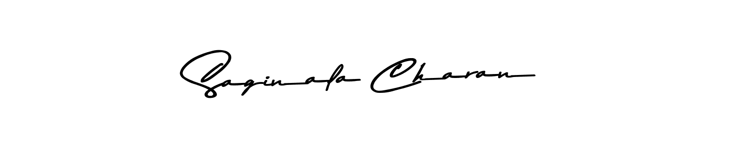 Use a signature maker to create a handwritten signature online. With this signature software, you can design (Asem Kandis PERSONAL USE) your own signature for name Saginala Charan. Saginala Charan signature style 9 images and pictures png