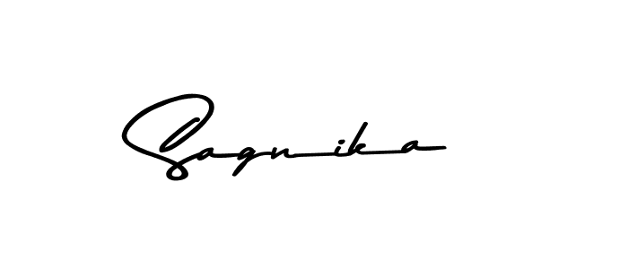 Similarly Asem Kandis PERSONAL USE is the best handwritten signature design. Signature creator online .You can use it as an online autograph creator for name Sagnika. Sagnika signature style 9 images and pictures png