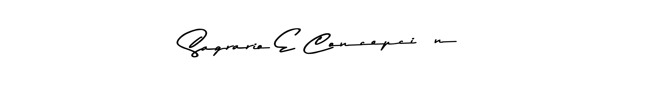 It looks lik you need a new signature style for name Sagrario E Concepción. Design unique handwritten (Asem Kandis PERSONAL USE) signature with our free signature maker in just a few clicks. Sagrario E Concepción signature style 9 images and pictures png