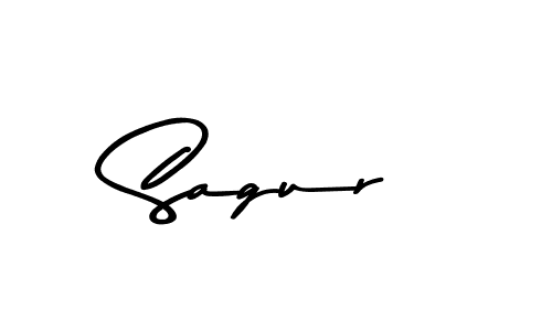 Design your own signature with our free online signature maker. With this signature software, you can create a handwritten (Asem Kandis PERSONAL USE) signature for name Sagur. Sagur signature style 9 images and pictures png