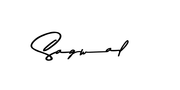 Use a signature maker to create a handwritten signature online. With this signature software, you can design (Asem Kandis PERSONAL USE) your own signature for name Sagwal. Sagwal signature style 9 images and pictures png