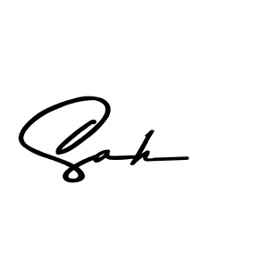 How to make Sah signature? Asem Kandis PERSONAL USE is a professional autograph style. Create handwritten signature for Sah name. Sah signature style 9 images and pictures png