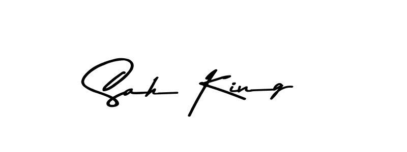 Asem Kandis PERSONAL USE is a professional signature style that is perfect for those who want to add a touch of class to their signature. It is also a great choice for those who want to make their signature more unique. Get Sah King name to fancy signature for free. Sah King signature style 9 images and pictures png
