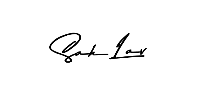 if you are searching for the best signature style for your name Sah Lav. so please give up your signature search. here we have designed multiple signature styles  using Asem Kandis PERSONAL USE. Sah Lav signature style 9 images and pictures png