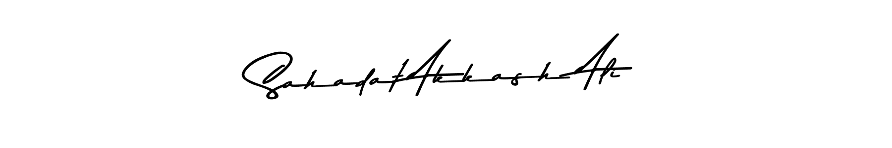 Similarly Asem Kandis PERSONAL USE is the best handwritten signature design. Signature creator online .You can use it as an online autograph creator for name Sahadat Akkash Ali. Sahadat Akkash Ali signature style 9 images and pictures png