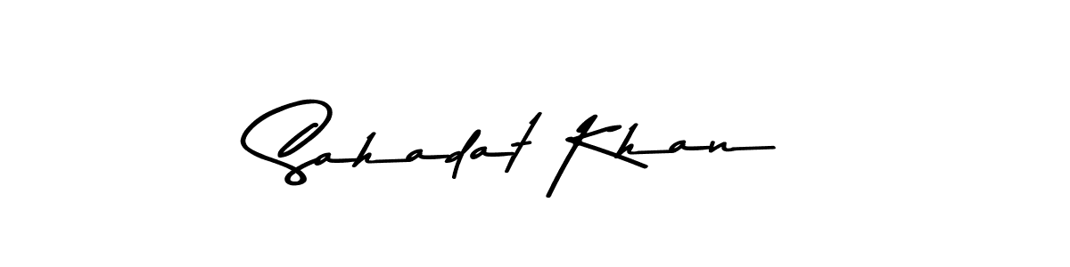 Use a signature maker to create a handwritten signature online. With this signature software, you can design (Asem Kandis PERSONAL USE) your own signature for name Sahadat Khan. Sahadat Khan signature style 9 images and pictures png