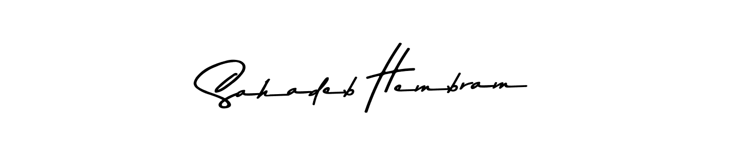 Check out images of Autograph of Sahadeb Hembram name. Actor Sahadeb Hembram Signature Style. Asem Kandis PERSONAL USE is a professional sign style online. Sahadeb Hembram signature style 9 images and pictures png