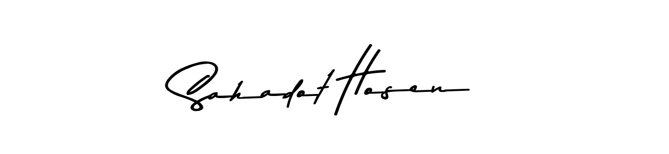 Here are the top 10 professional signature styles for the name Sahadot Hosen. These are the best autograph styles you can use for your name. Sahadot Hosen signature style 9 images and pictures png