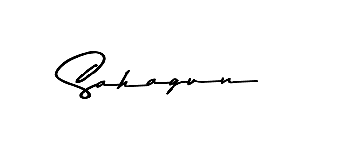 Create a beautiful signature design for name Sahagun. With this signature (Asem Kandis PERSONAL USE) fonts, you can make a handwritten signature for free. Sahagun signature style 9 images and pictures png