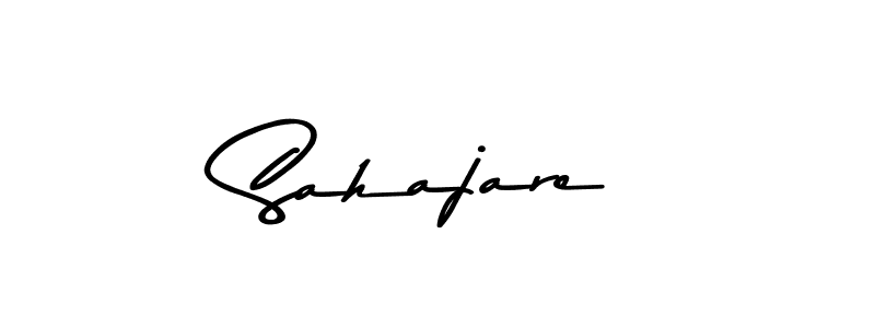 Make a beautiful signature design for name Sahajare. Use this online signature maker to create a handwritten signature for free. Sahajare signature style 9 images and pictures png
